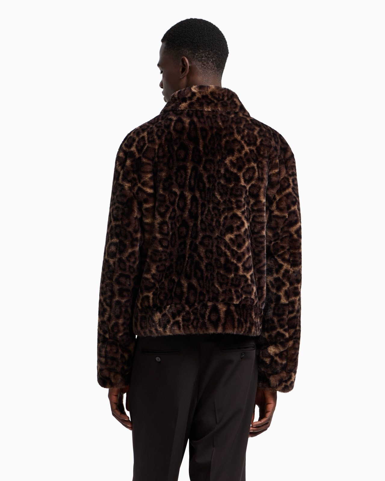 ANIMAL-PRINT FAUX-FUR BLOUSON - 3