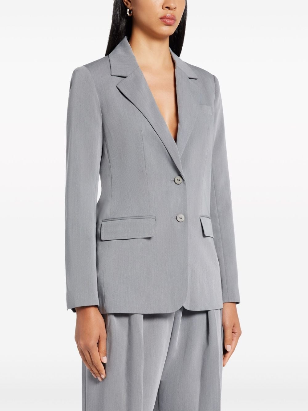 single-breasted tailored blazer - 3