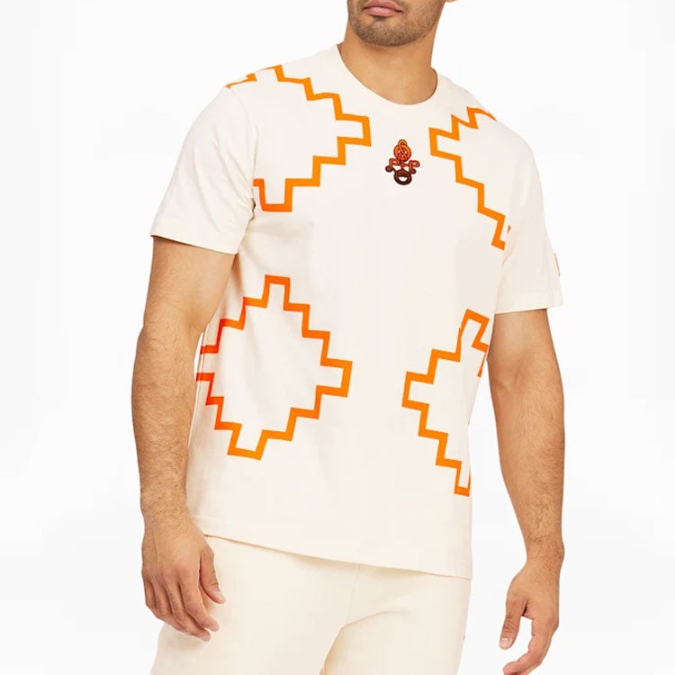 Men's PUMA x PRONOUNCE Elevated Tee Crossover Geometry Pattern Athleisure Casual Sports Short Sleeve - 4