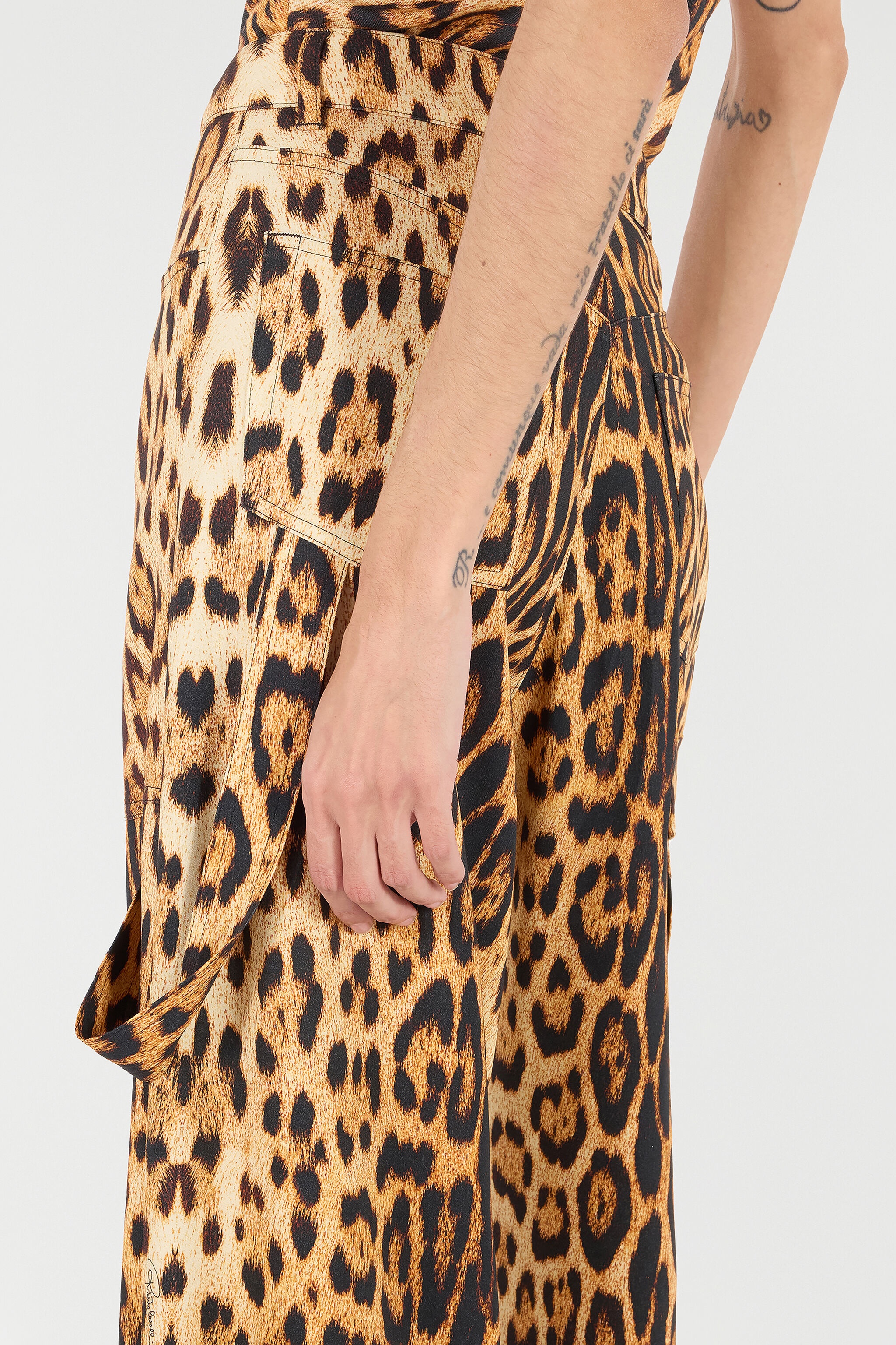 Pants With Jaguar Skin Print - 7