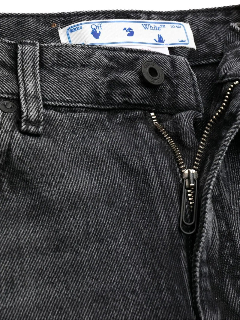 logo-patch straight-leg jeans 5