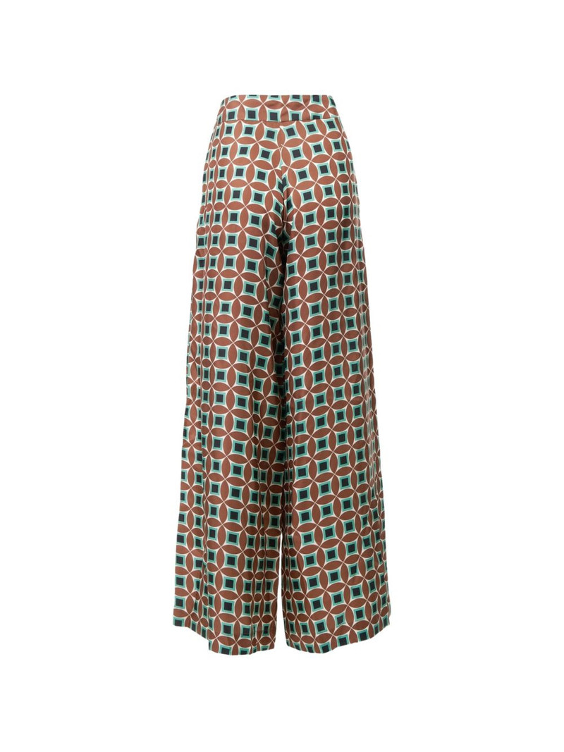 BIYAN geometric-pattern trousers outlook