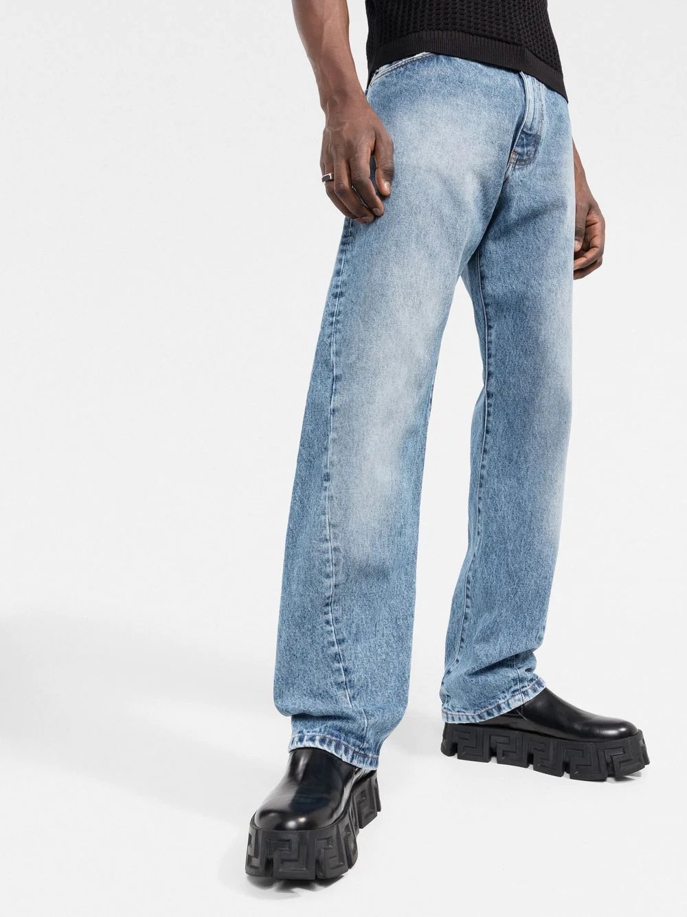 Twisted Seam denim jeans - 3