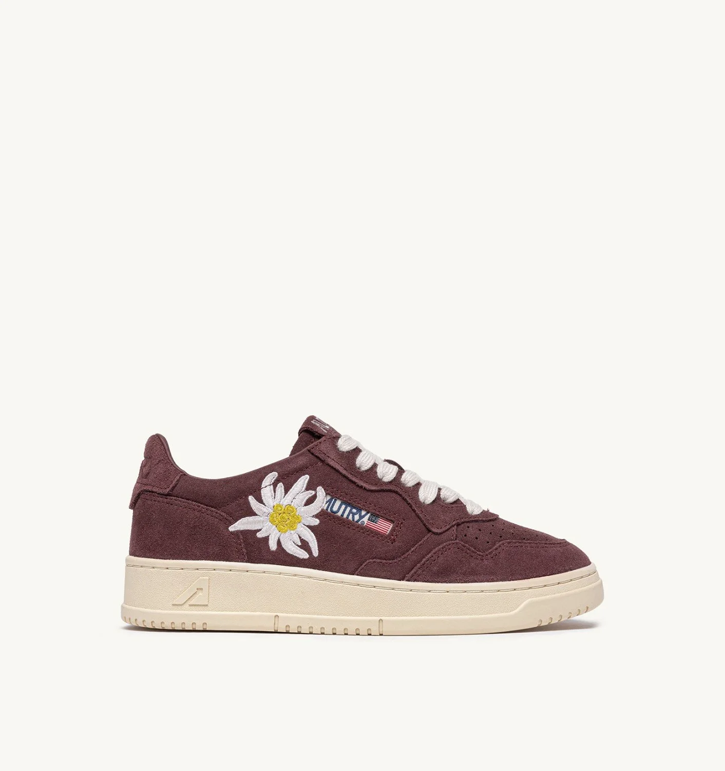 MEDALIST LOW SNEAKERS IN SUEDE COLOR CHIANTI - 1