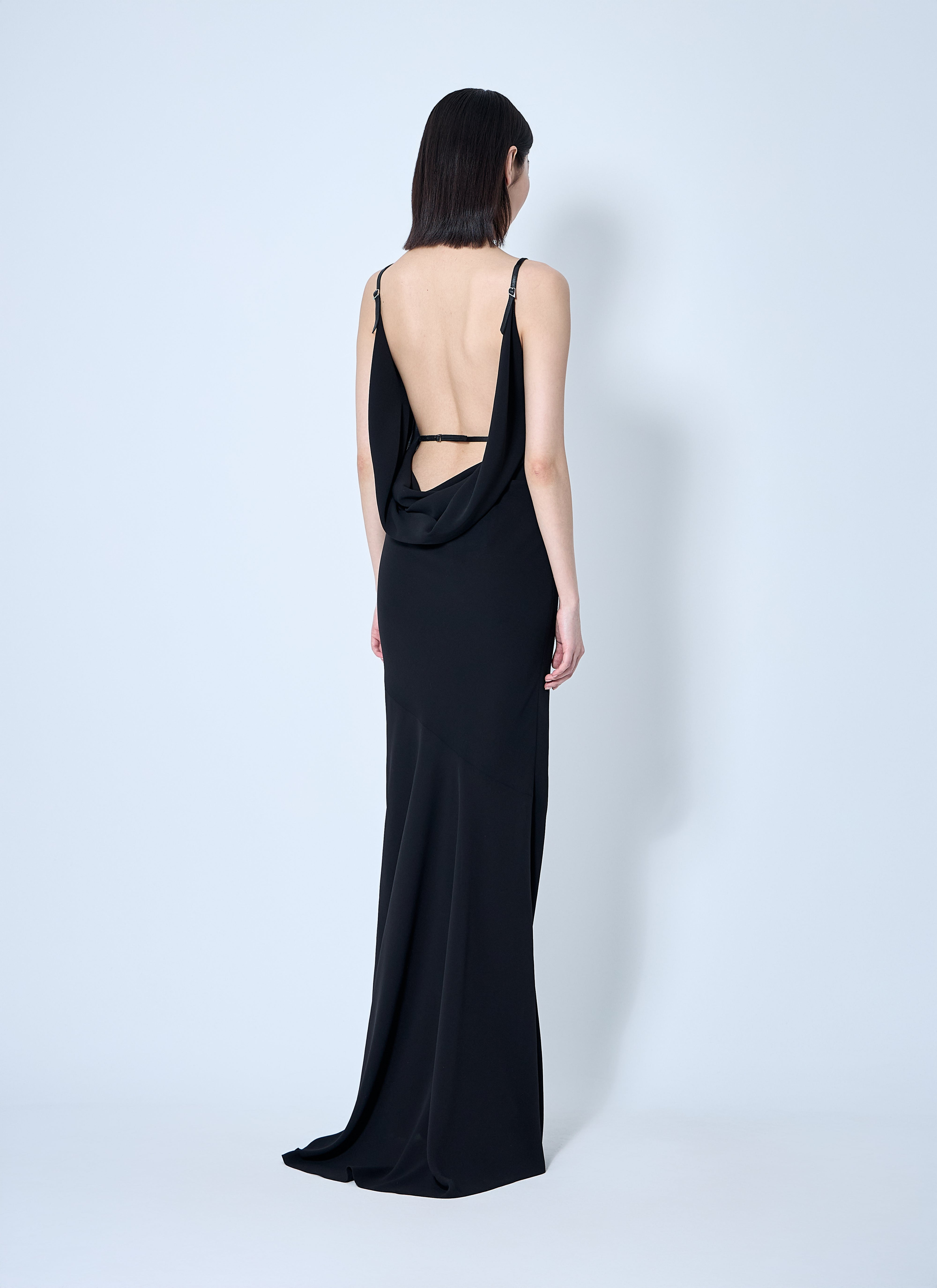 Mugler Women Crepe Maxi Dress - 4