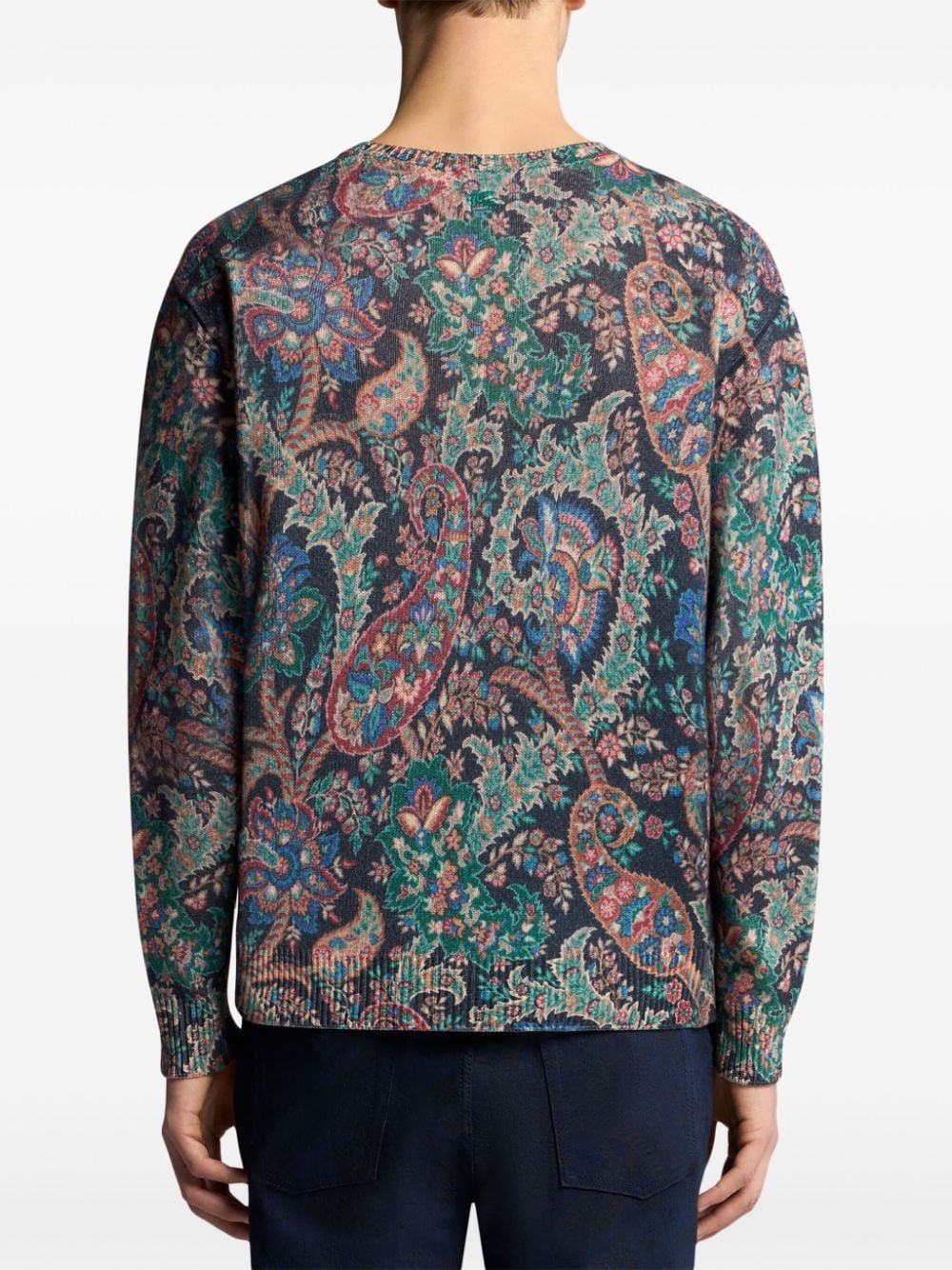 floral intarsia-knit jumper - 2