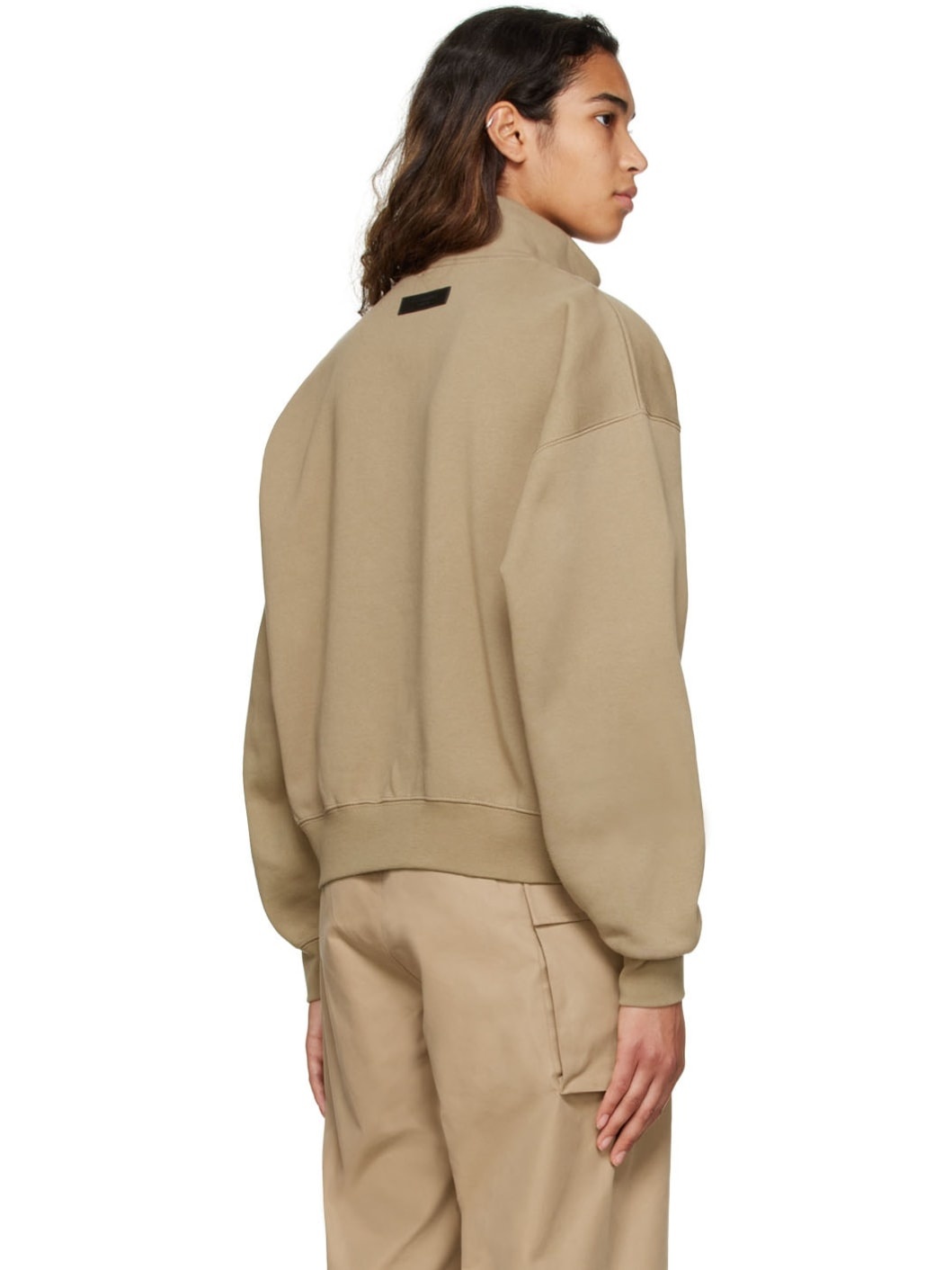 Tan Cotton Sweatshirt - 3