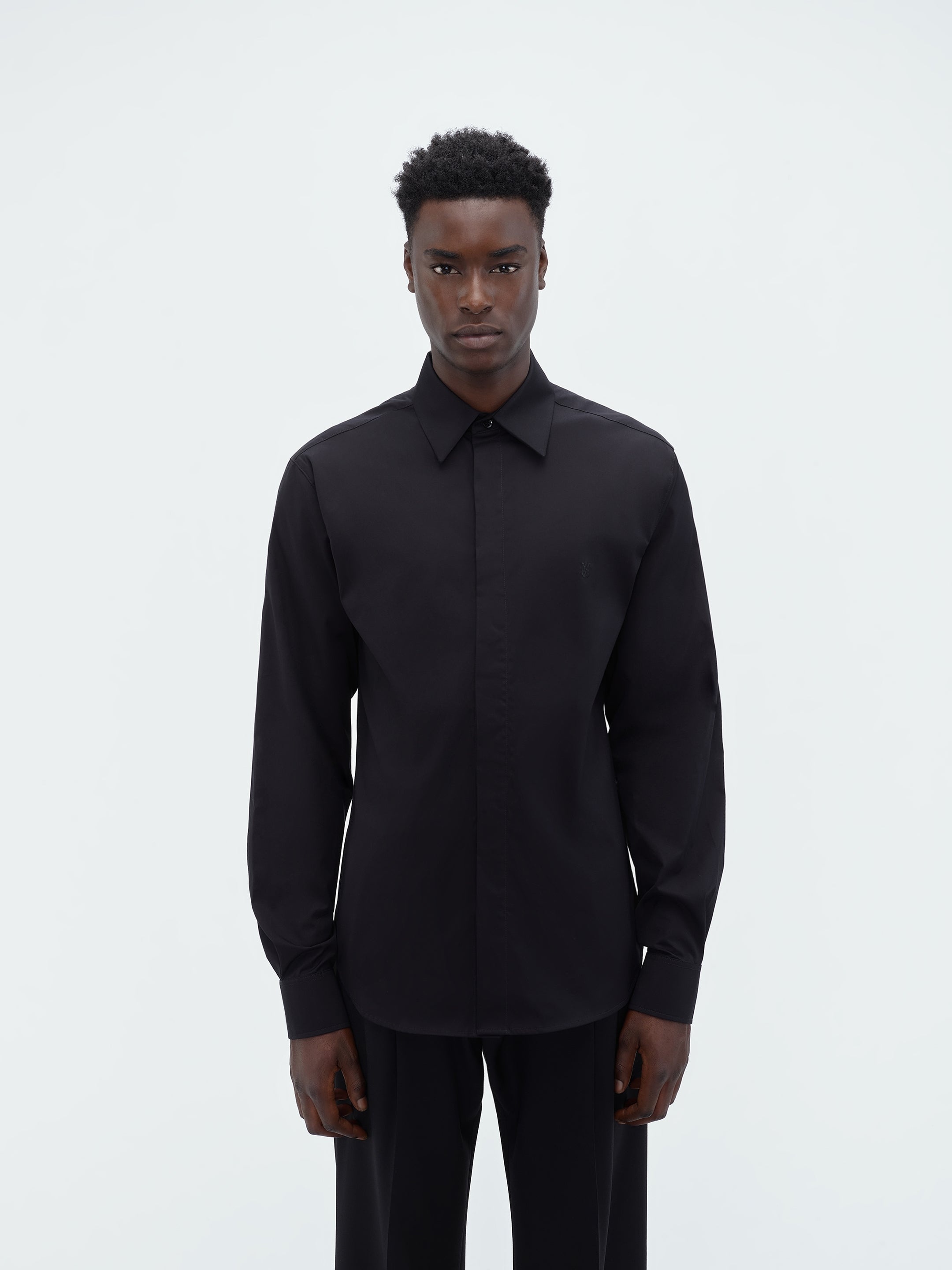 PERFECT POPLIN SHIRT-BLACK - 3