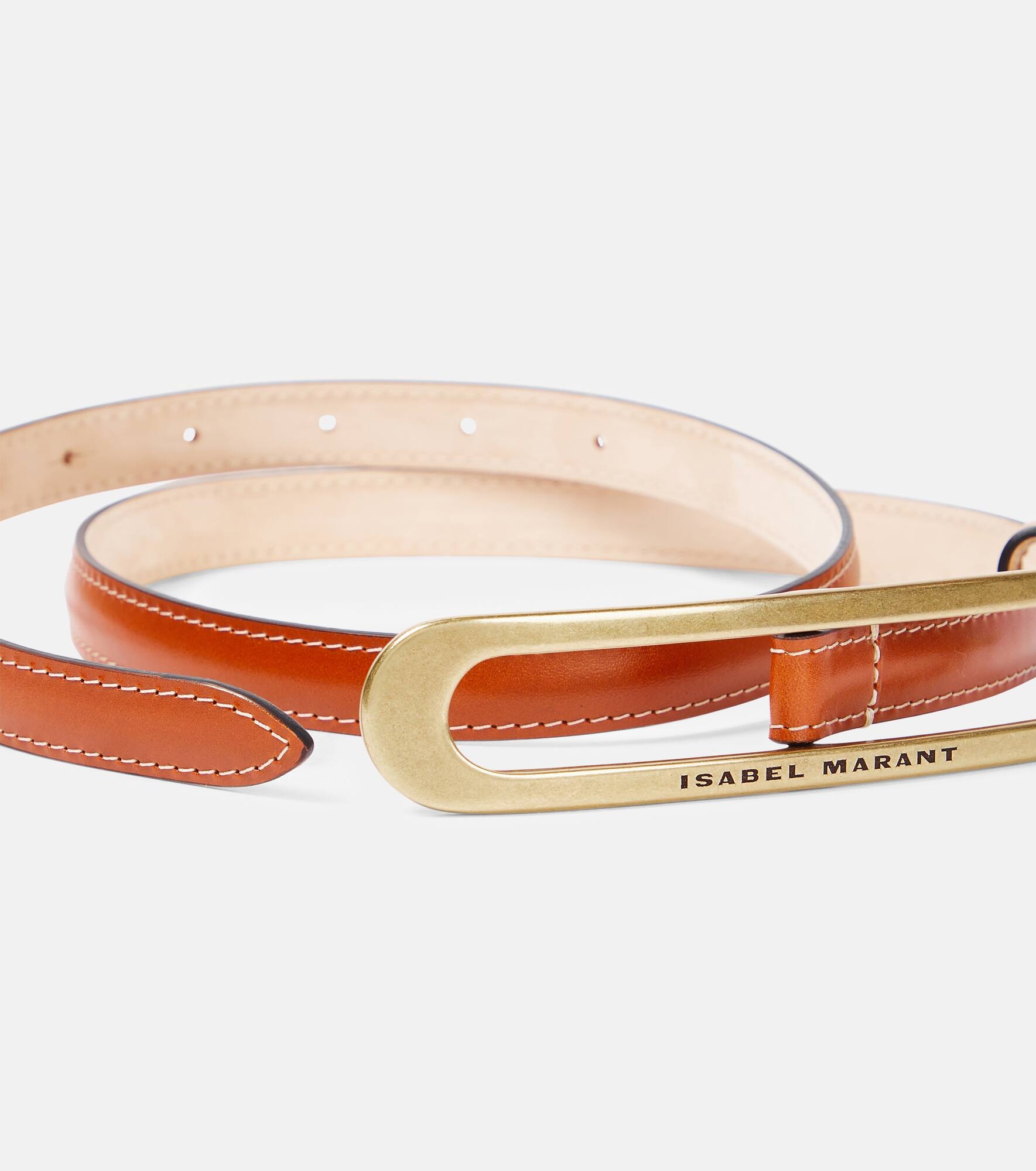 Leyden leather belt - 3
