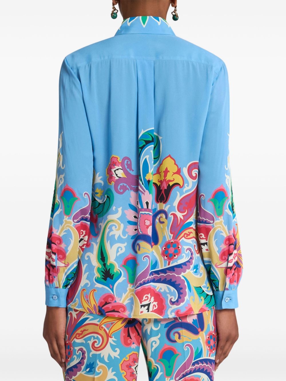 floral-print shirt - 3