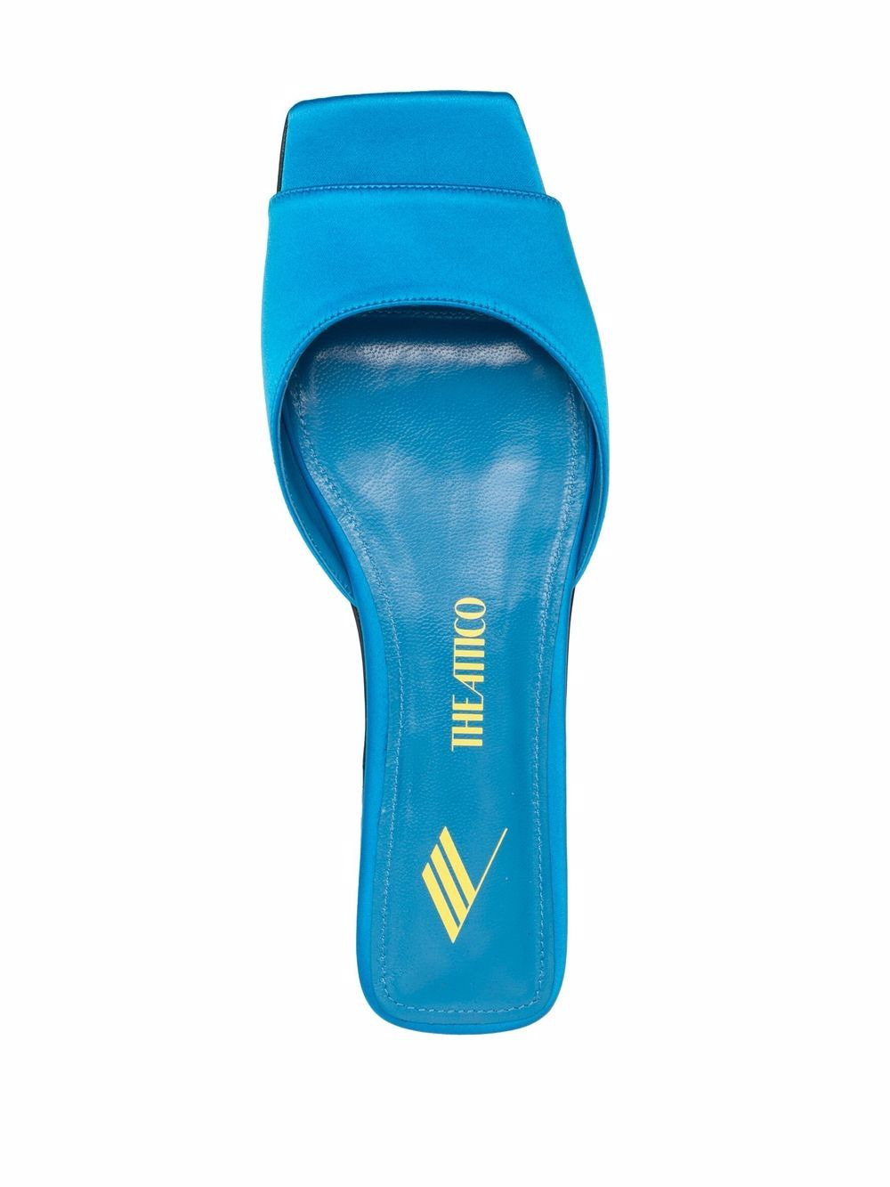 satin flat slides - 4