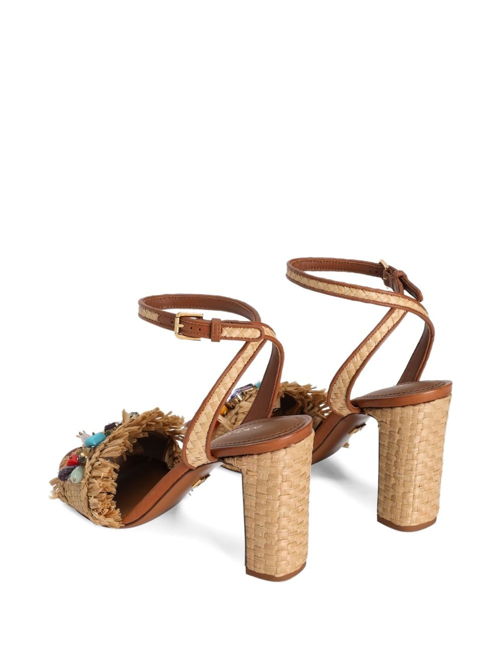 90mm fringe-detail sandals - 3