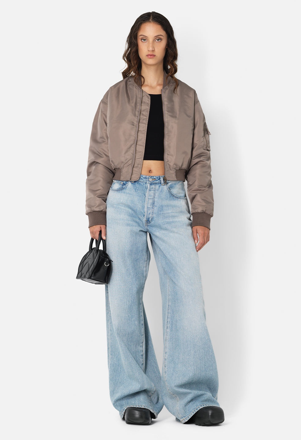 HUNTER CROPPED BOMBER - 2