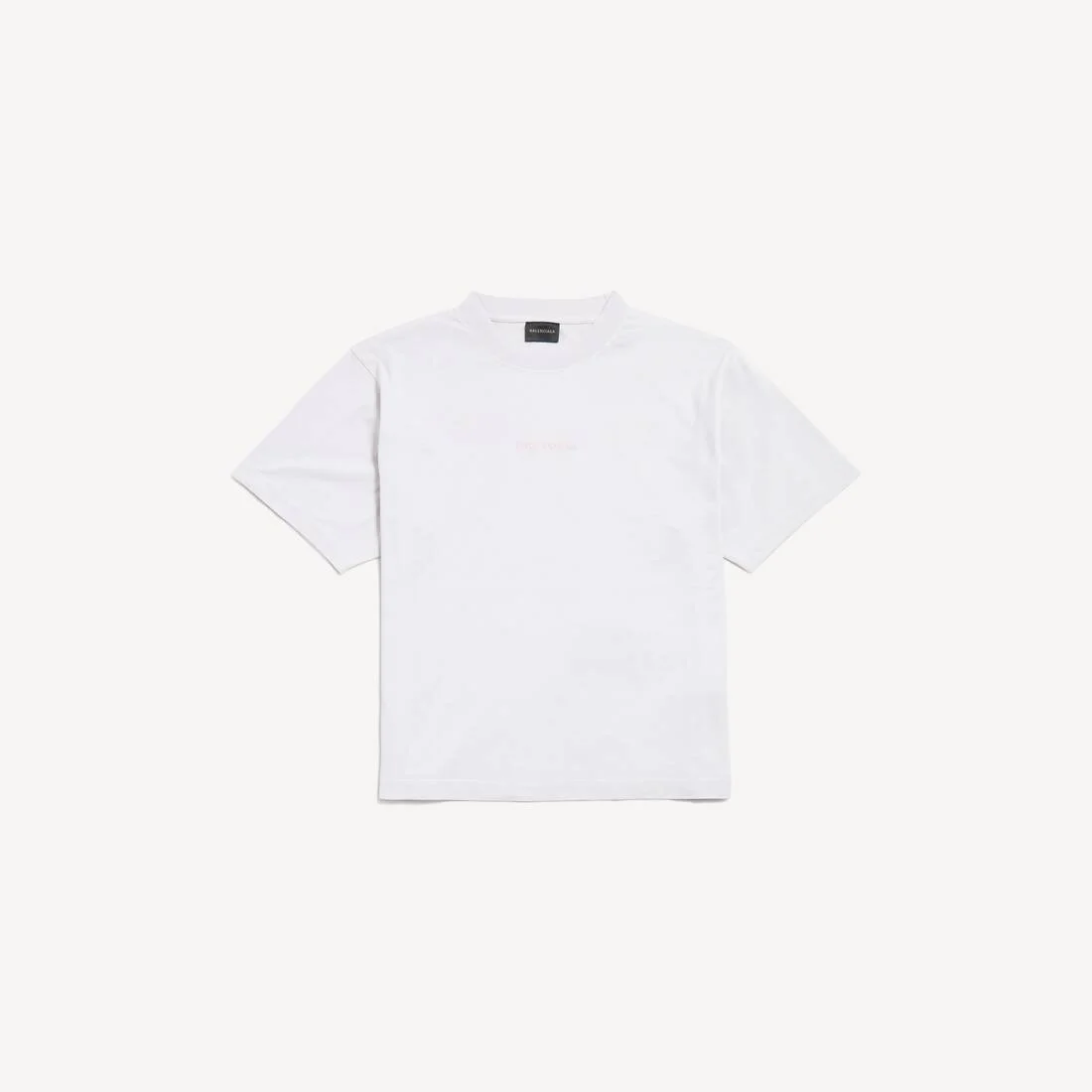 Women's Balenciaga Back T-shirt Medium Fit in Dirty White - 1