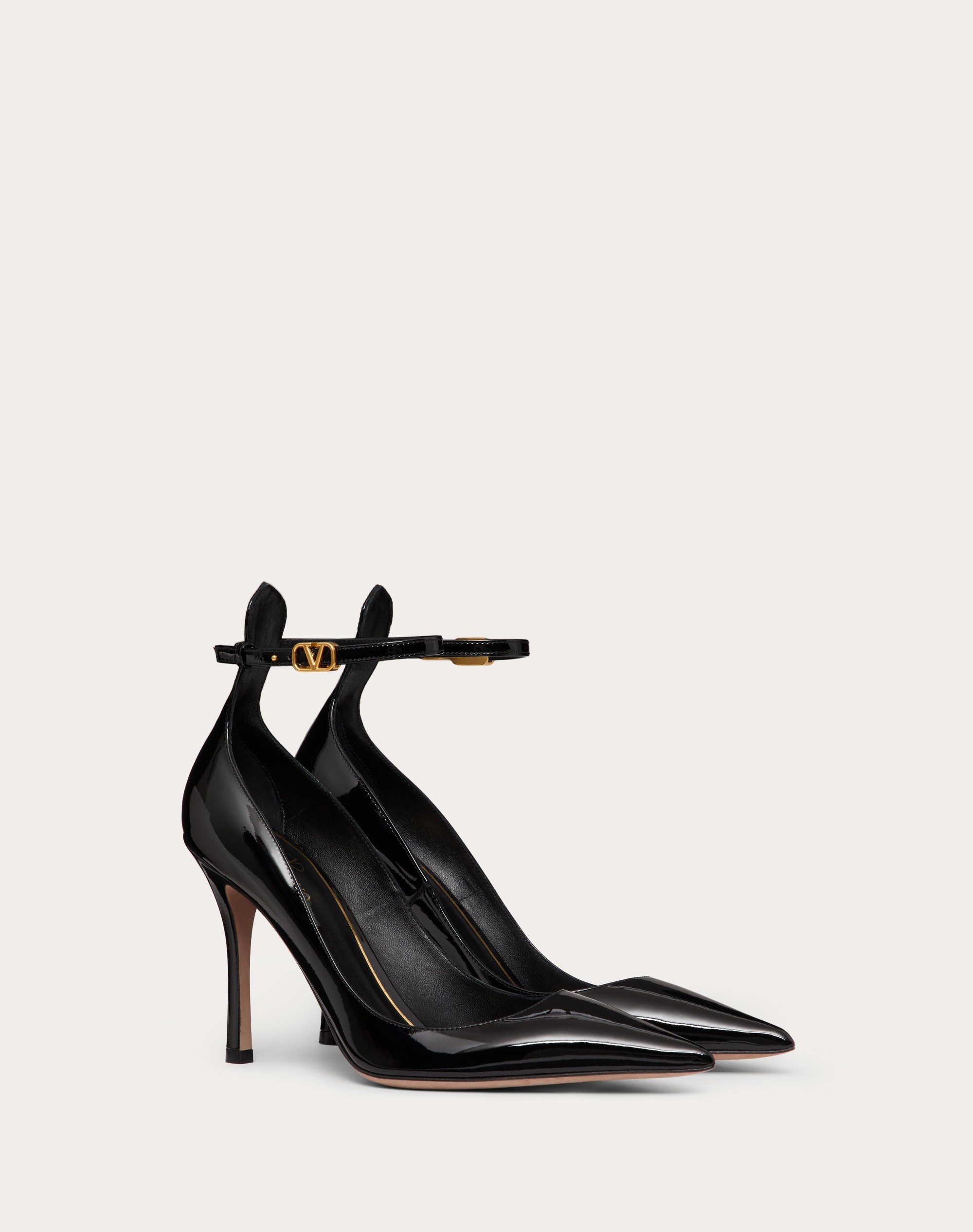 VALENTINO GARAVANI TAN-GO PATENT LEATHER PUMP 100MM - 2