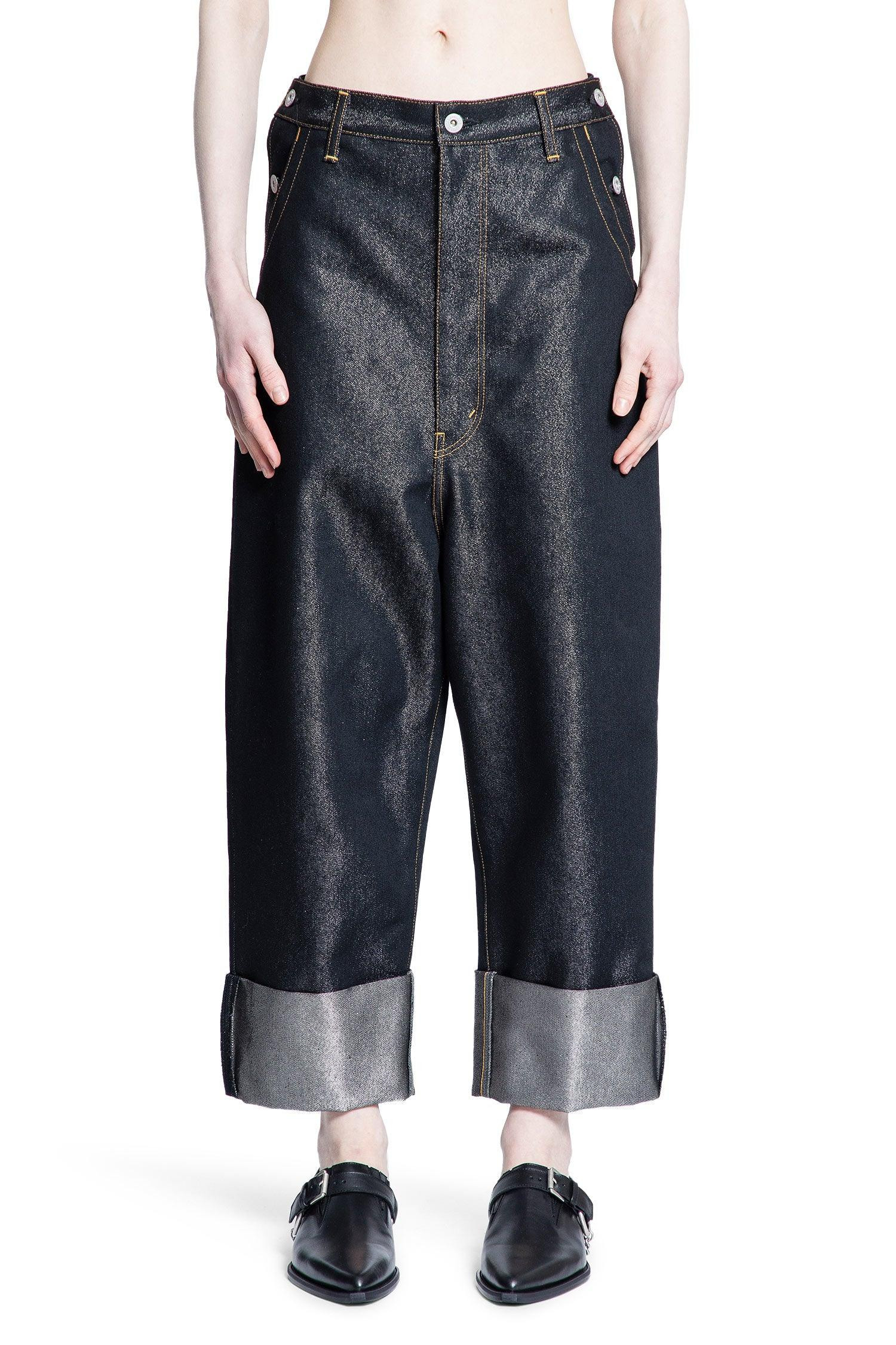 Cotton-Cupro-Polyester-Turn-Up-Jeans - 1