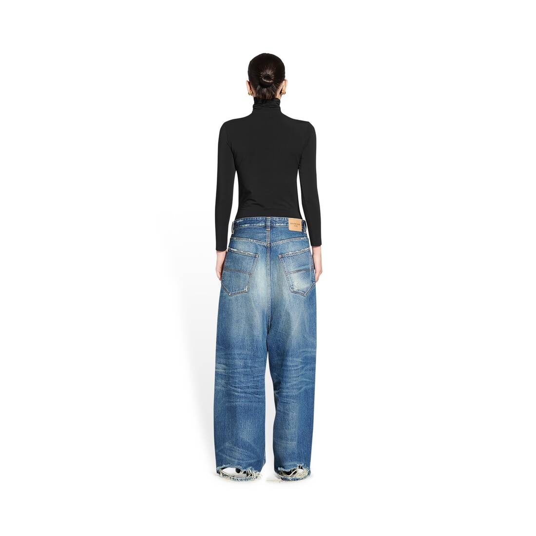 Low Crotch Jeans in Blue - 4