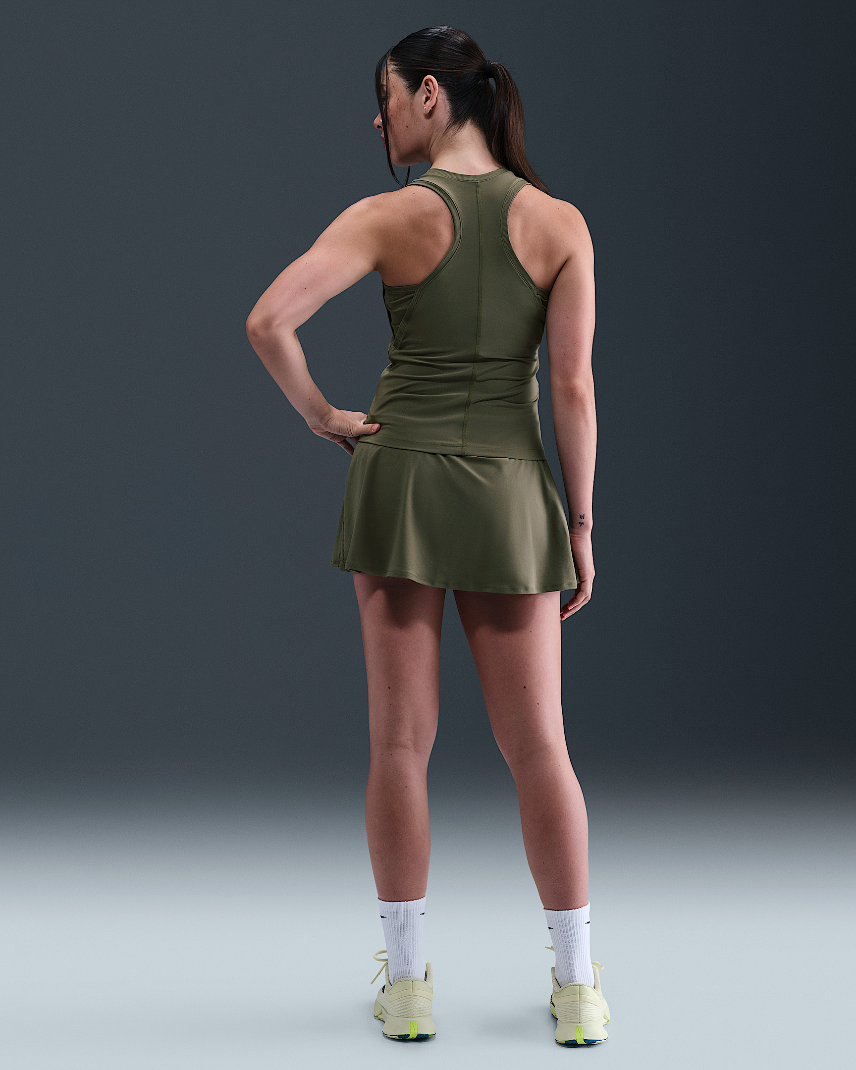 Nike Victory Women's Dri-FIT Short Flouncy Tennis Skirt - 4