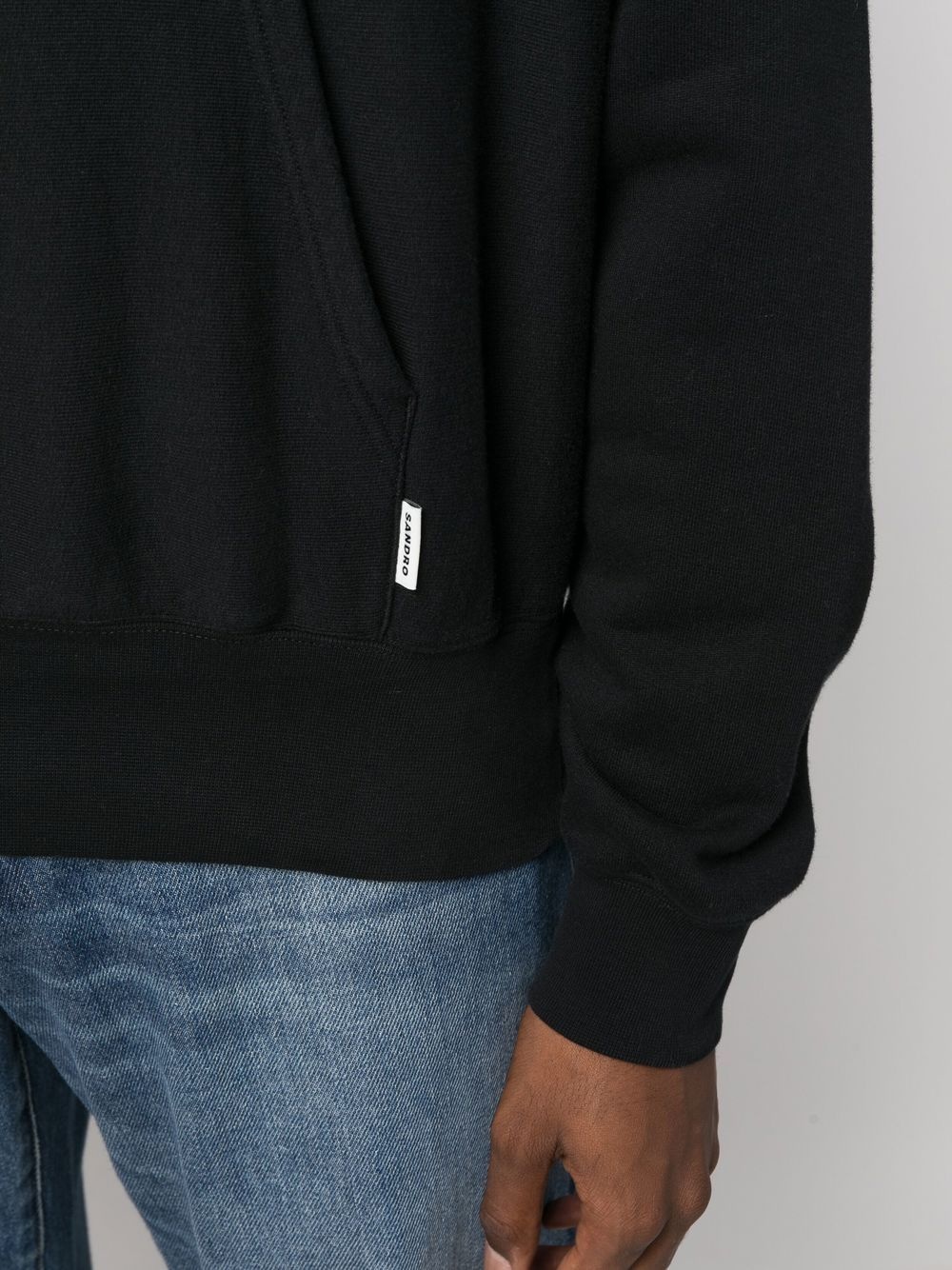 logo-tag oversize hoodie - 6