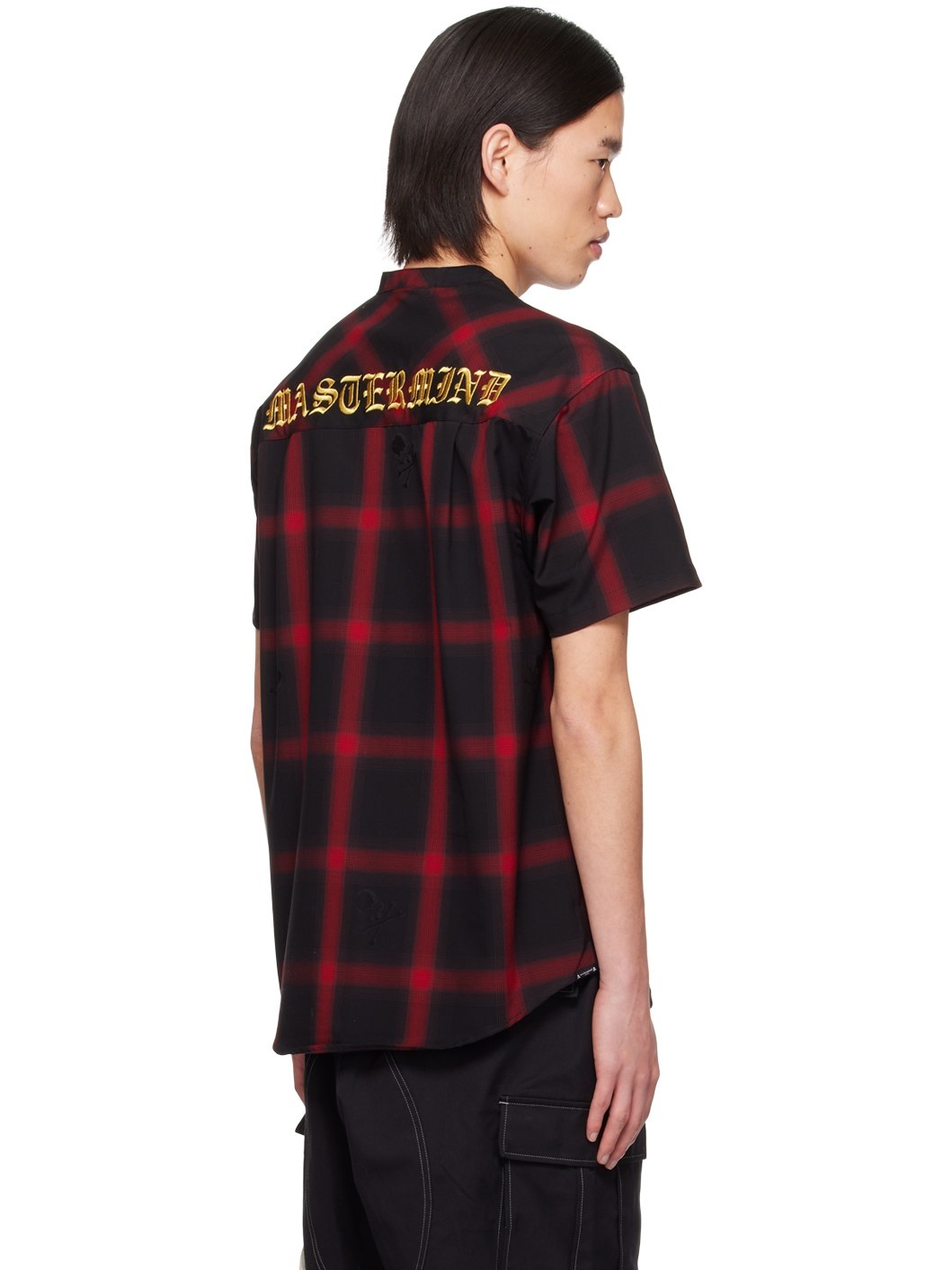 Black & Red Check T-Shirt - 3