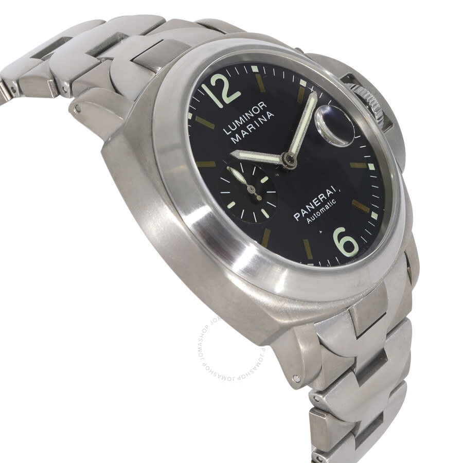 Pre-owned Panerai Luminor Automatic Grey Dial Men's Watch PAM00091 - 3