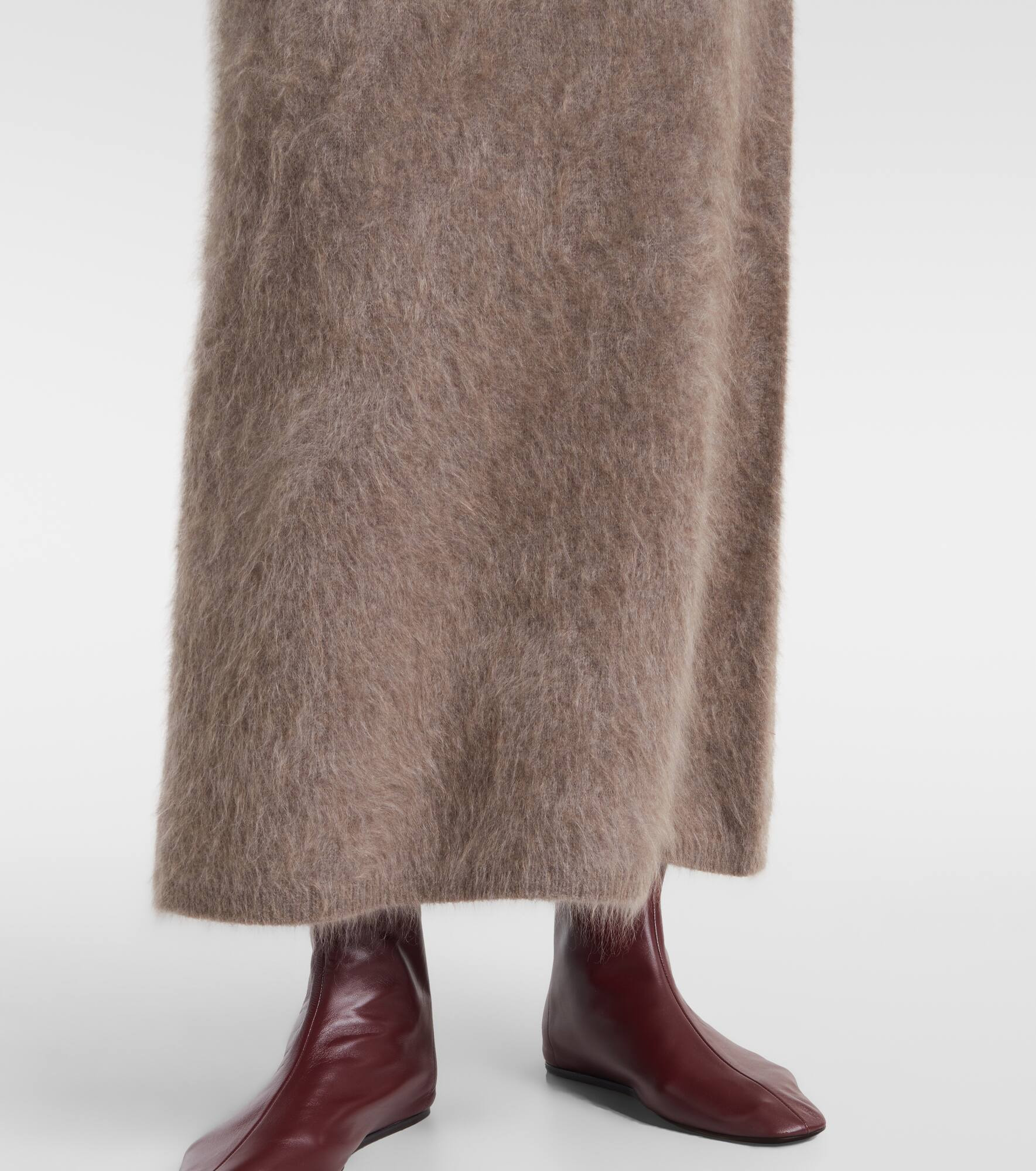 Asta cashmere maxi skirt - 5