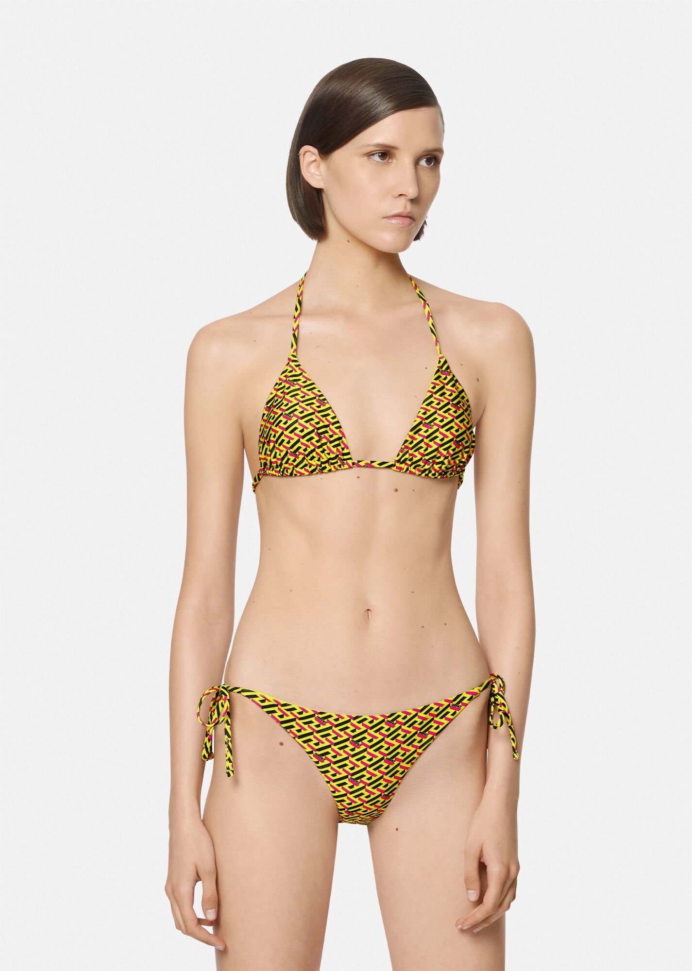 Greca Signature Print Bikini Bottom - 2