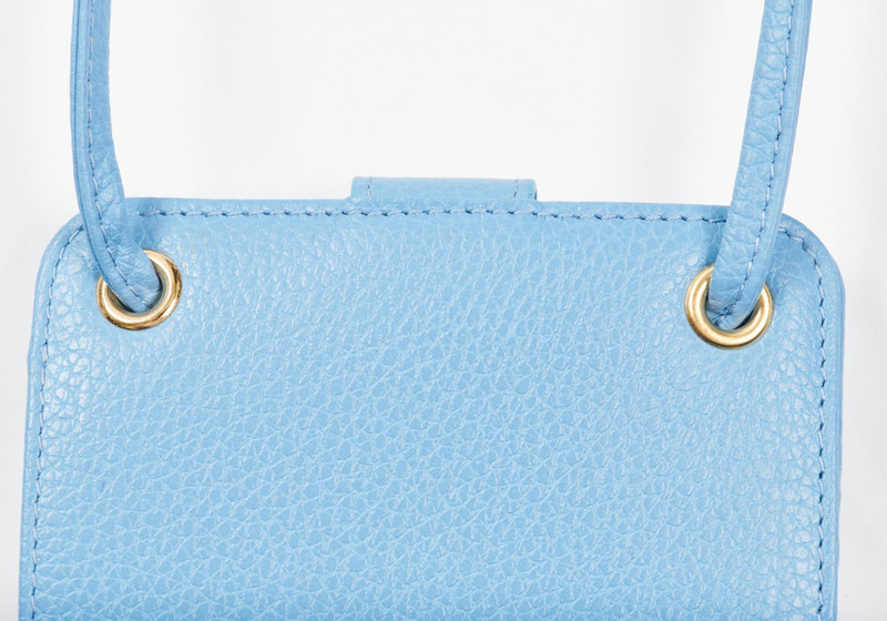 PALACE LEATHER HANGING WALLET BLUE 10