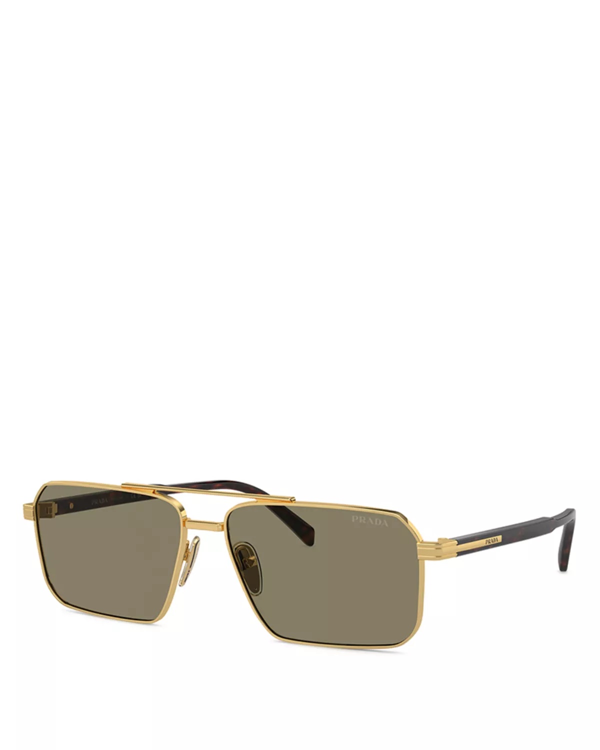 Iconic Plaque Rectangular Sunglasses, 61mm - 1