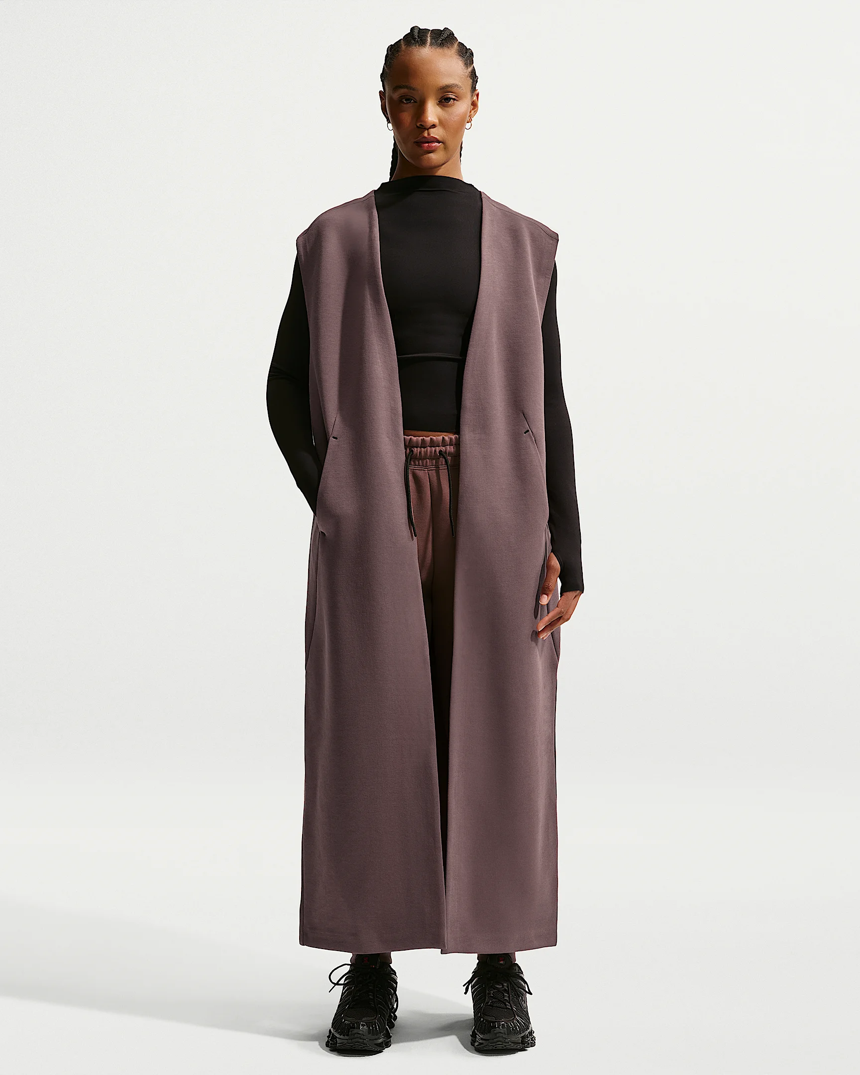 Nike Sportswear Tech Fleece Women's Oversized Sleeveless Duster - 1