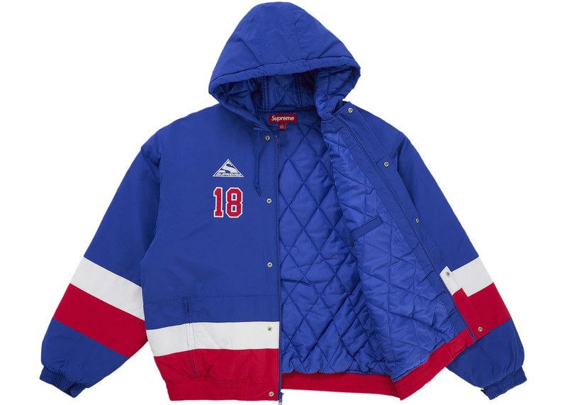 Supreme Supreme ANTIHERO Stadium Jacket Blue outlook