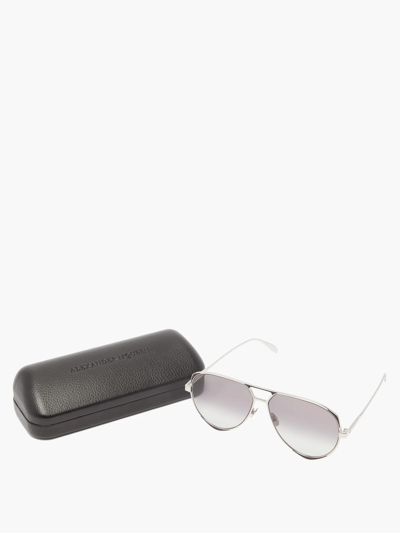 Aviator metal sunglasses - 5