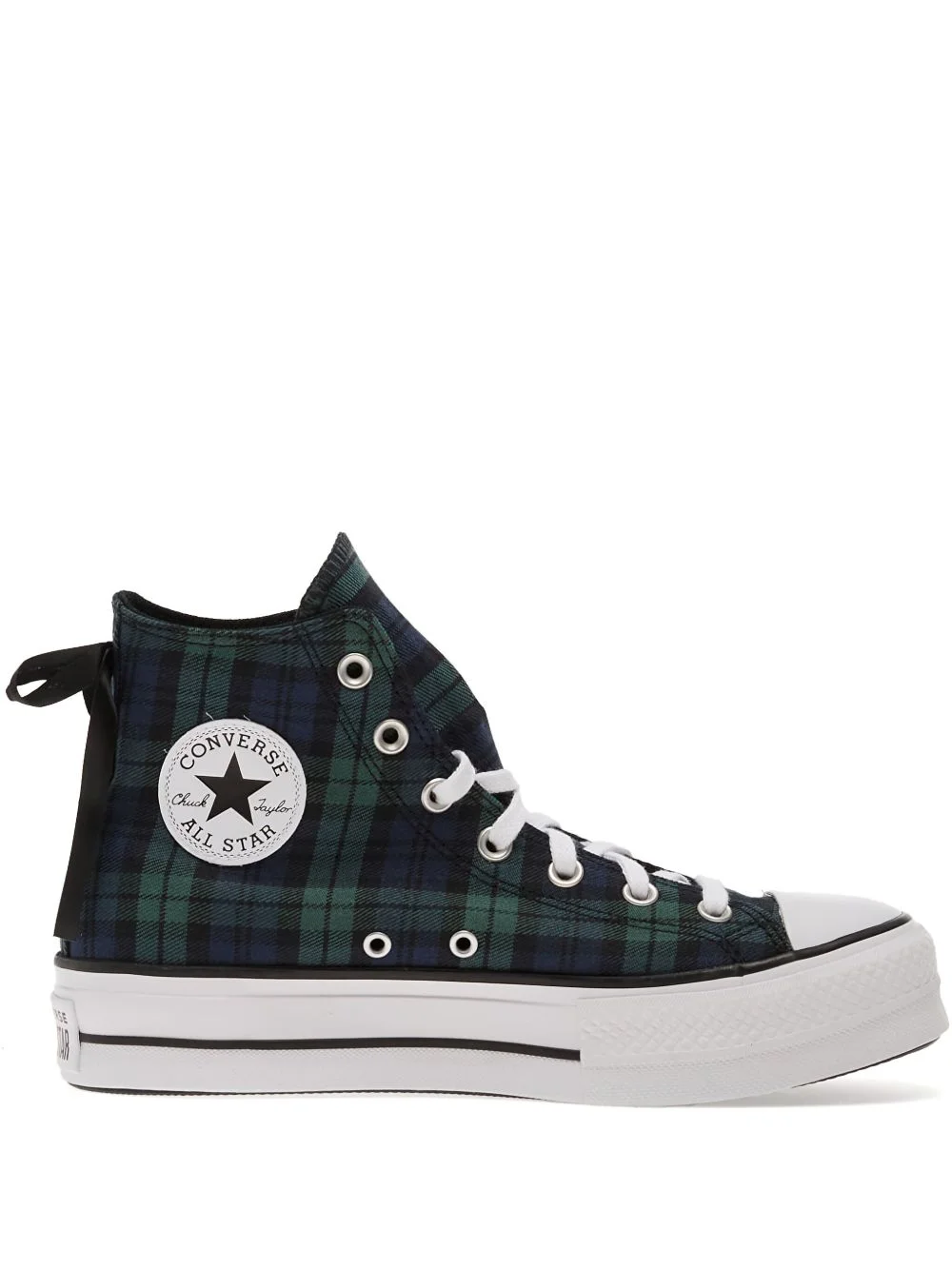 Chuck Taylor All Star Lift plaid-pattern sneakers - 1