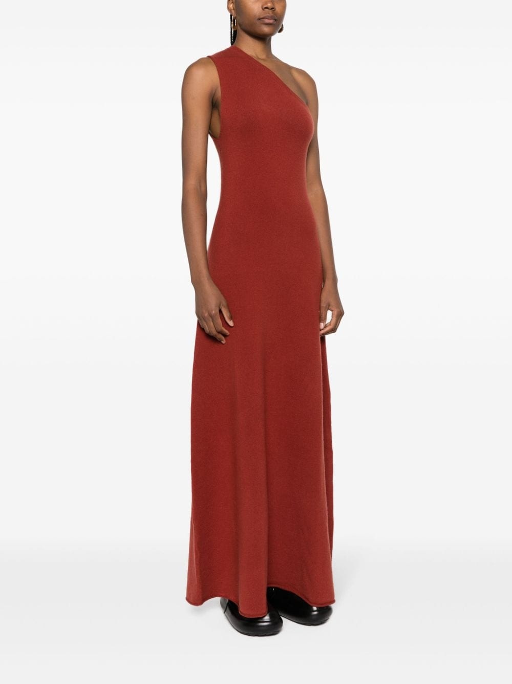 one-shoulder maxi dress - 3