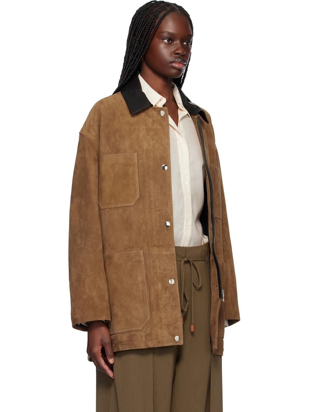 Brown Bam Suede Jacket - 2