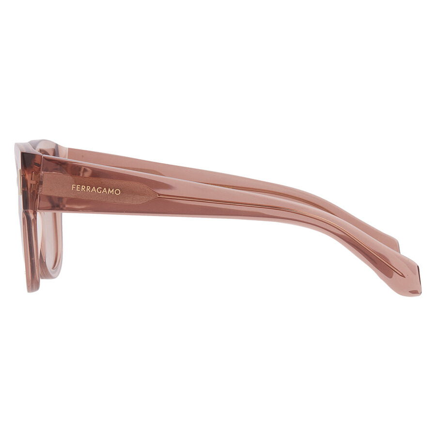 Ferragamo Pink Oval Ladies Sunglasses SF2007S 260 51 - 4