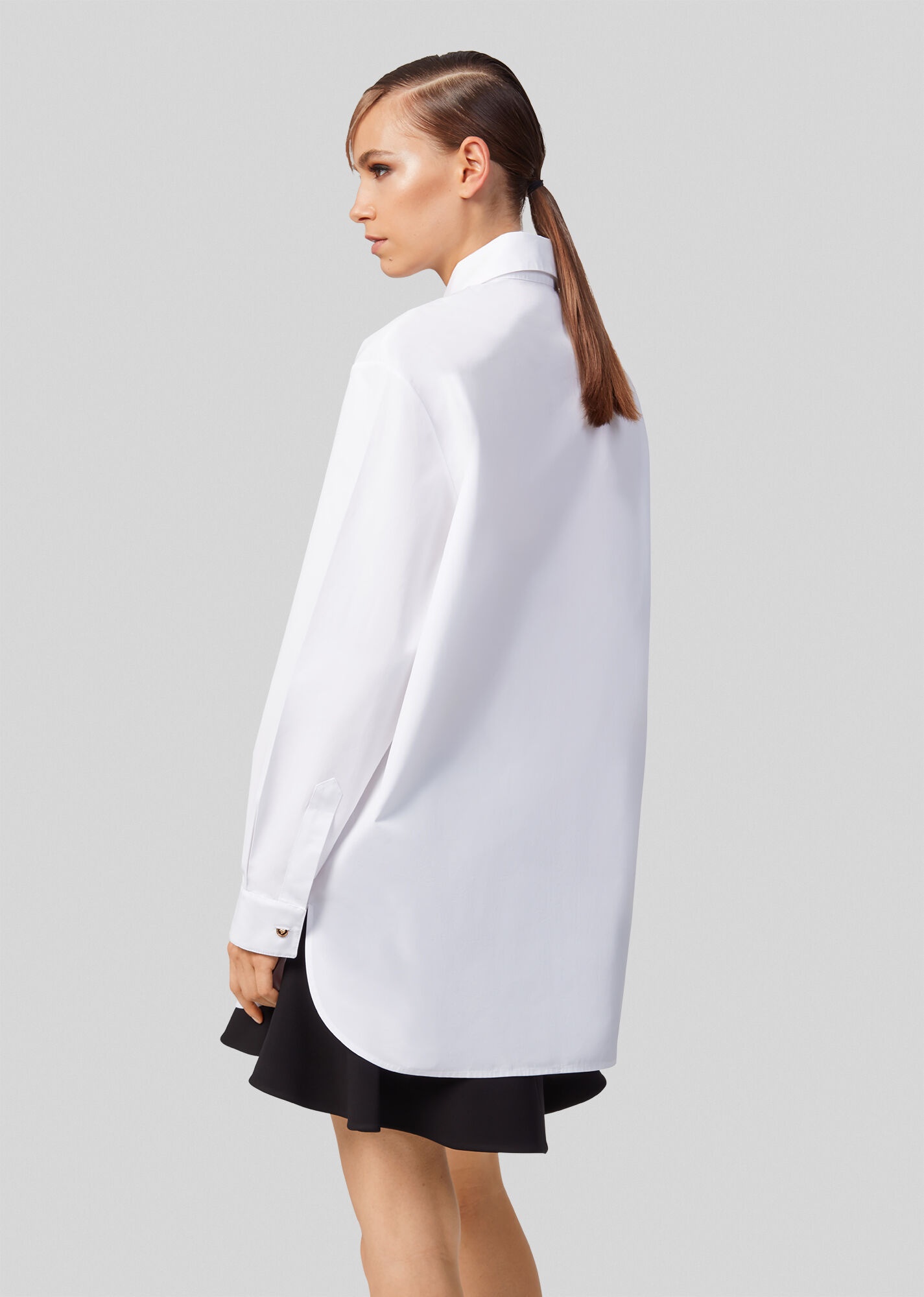 Oversized Cotton Poplin Shirt - 3