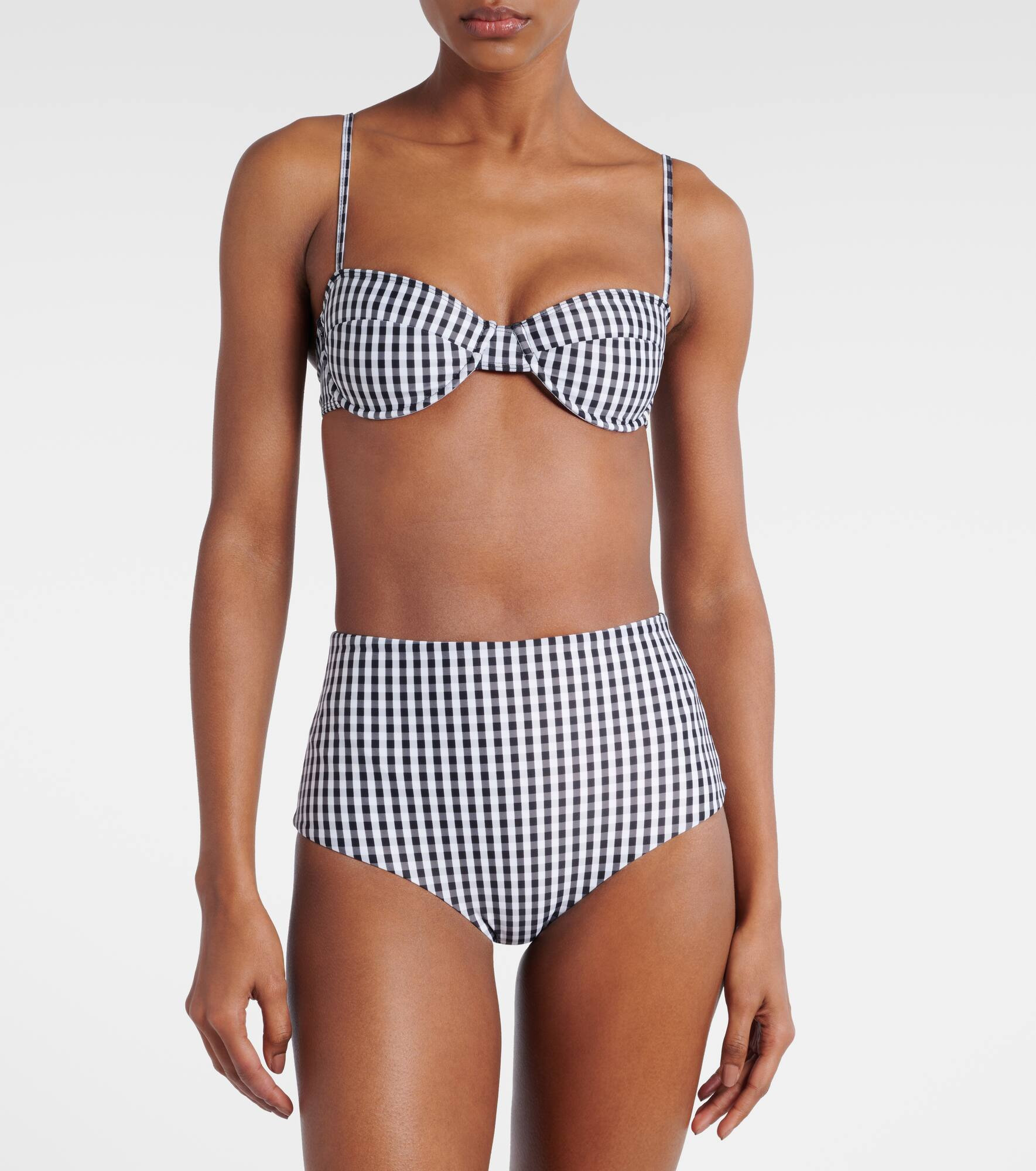 Farrah gingham bikini top - 2