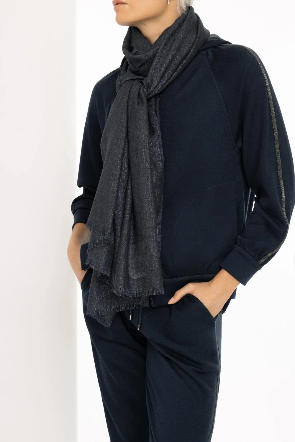 Lurex Scarf - Abisso - 1