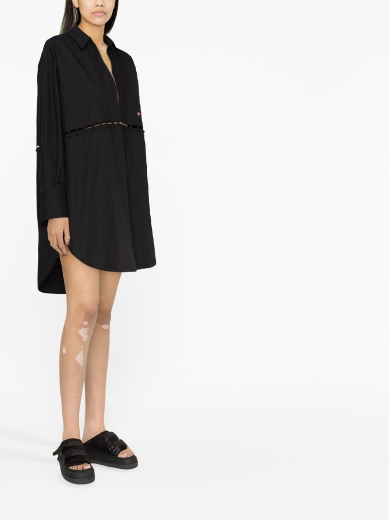 cut-out shirt dress 4