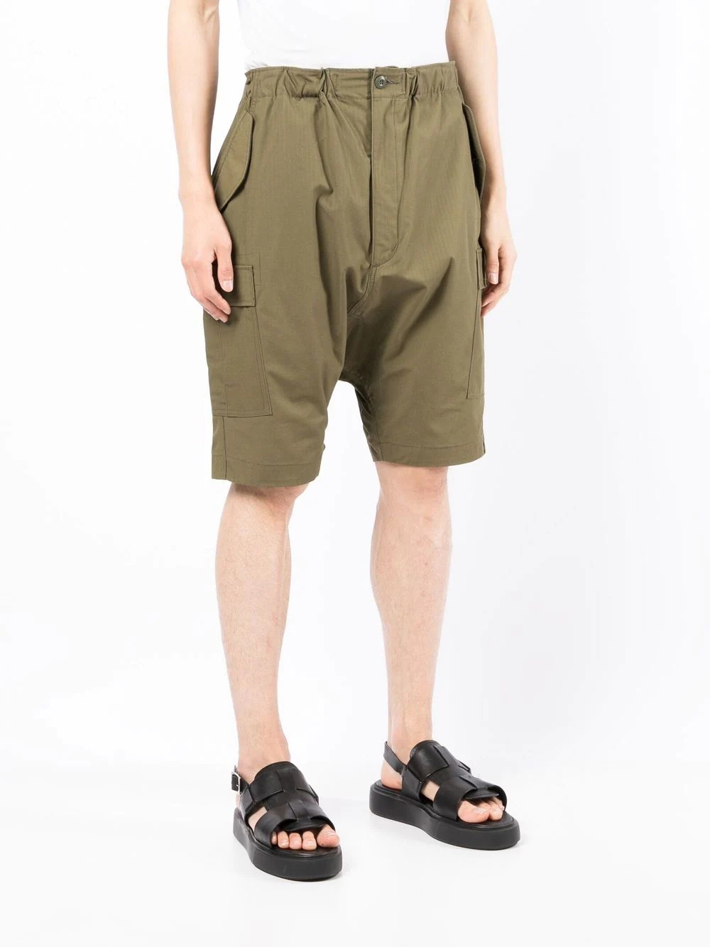 cotton cargo shorts - 3