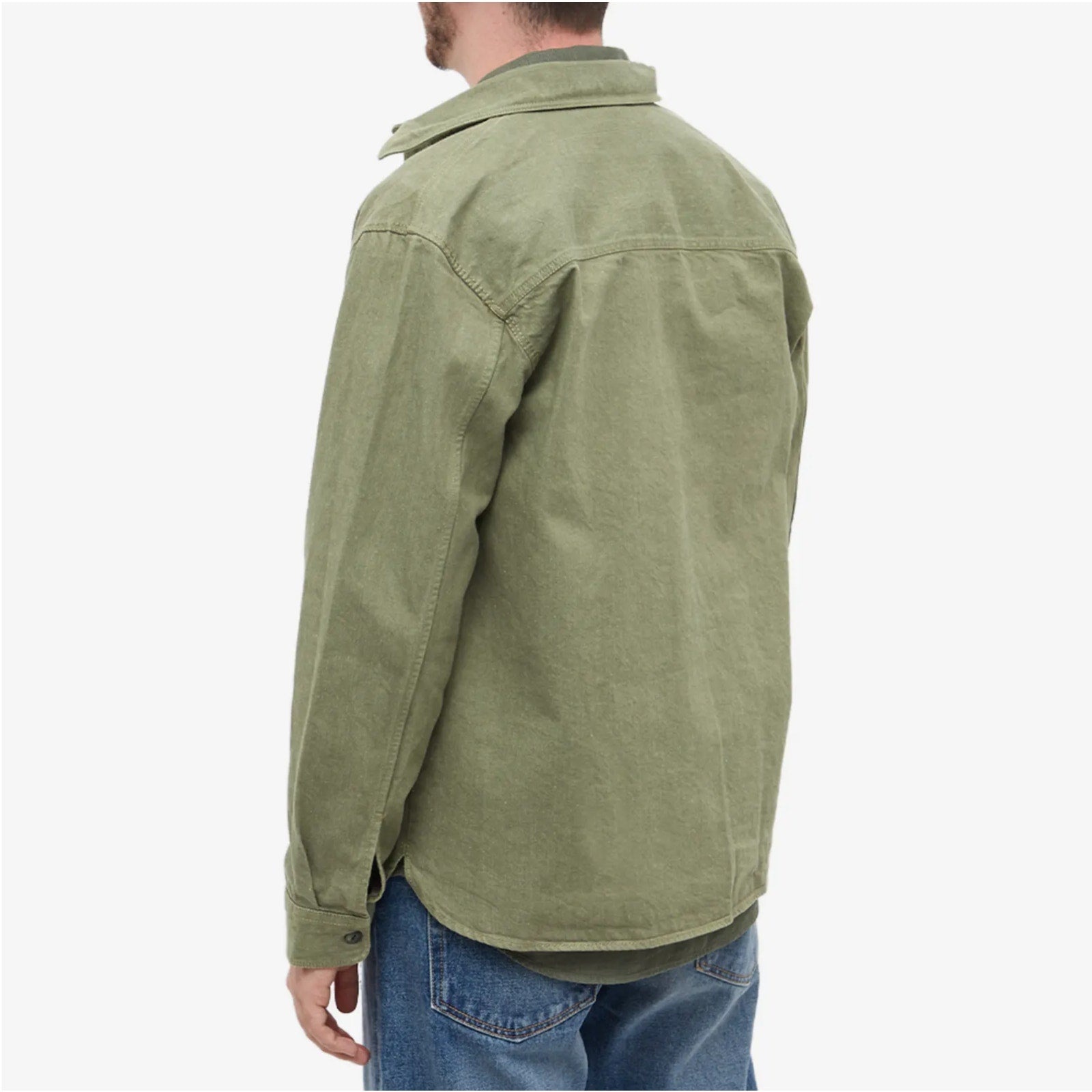 Officine Générale Theodore Chore Jacket - Light Olive - S - 3