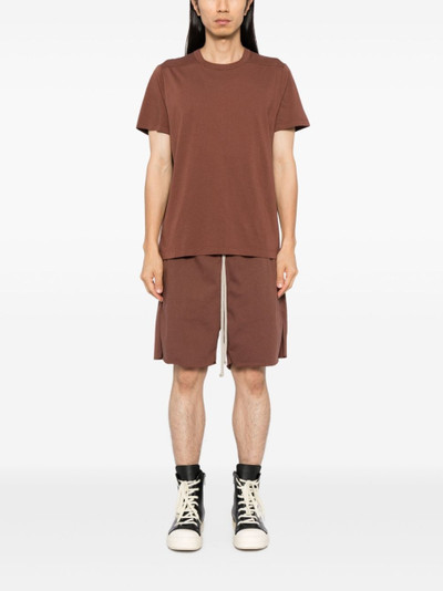 Rick Owens drawstring cotton track shorts outlook