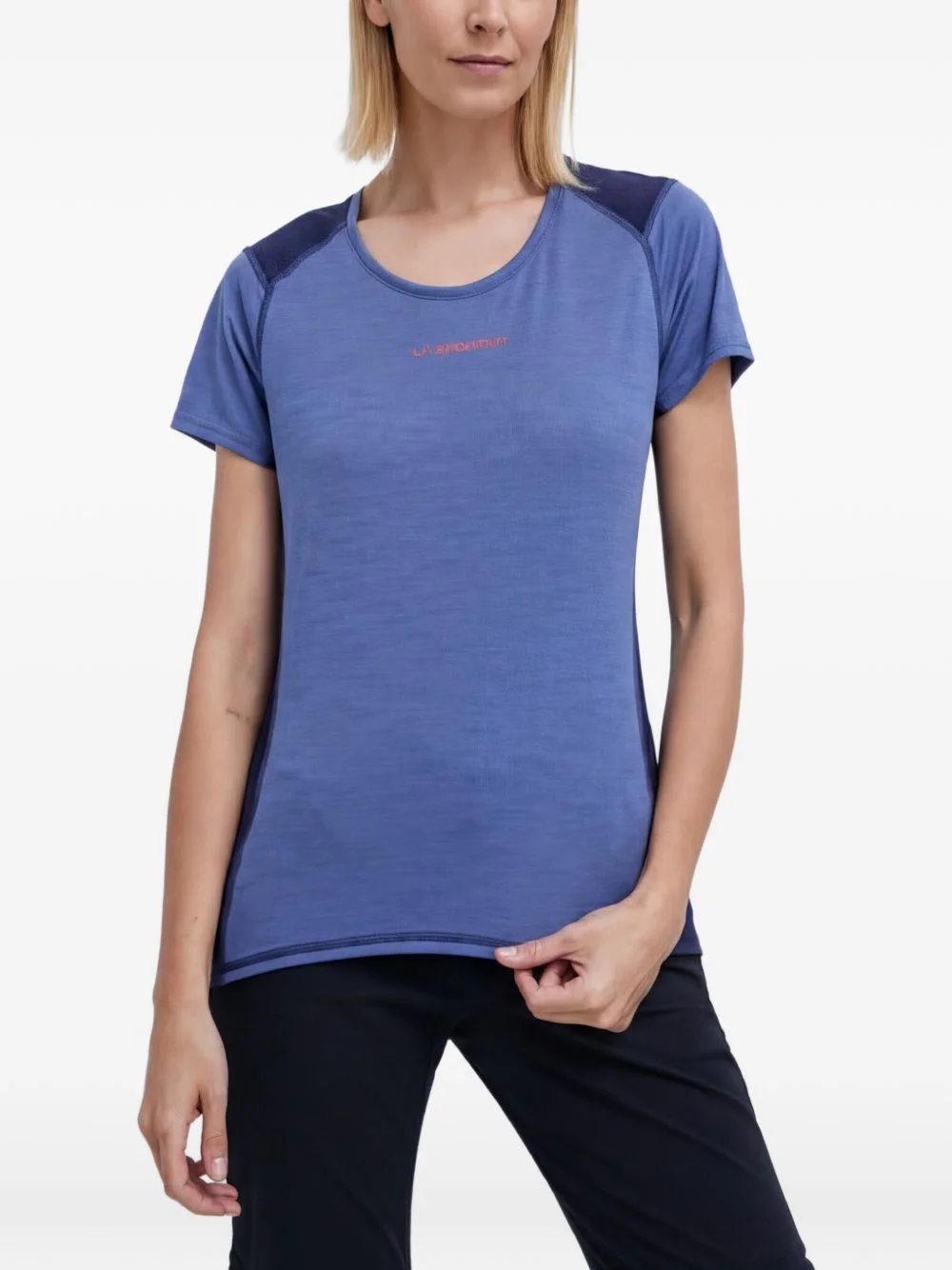 logo-detail short-sleeve T-shirt - 1