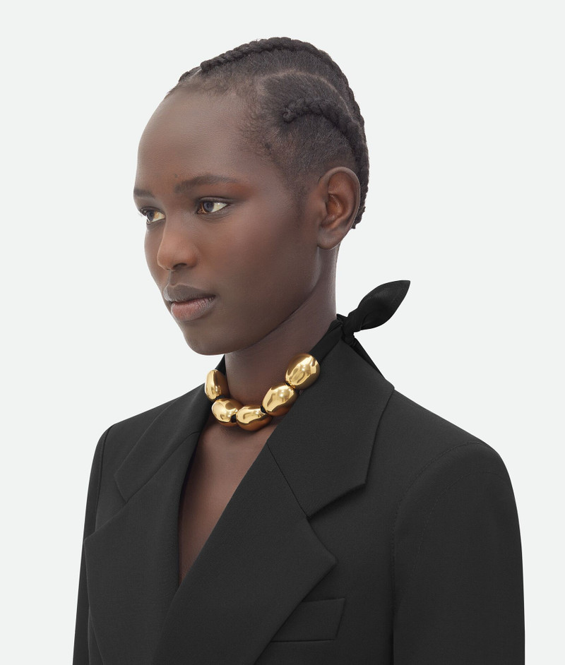 Bottega Veneta Printed Silk Beads Scarf outlook