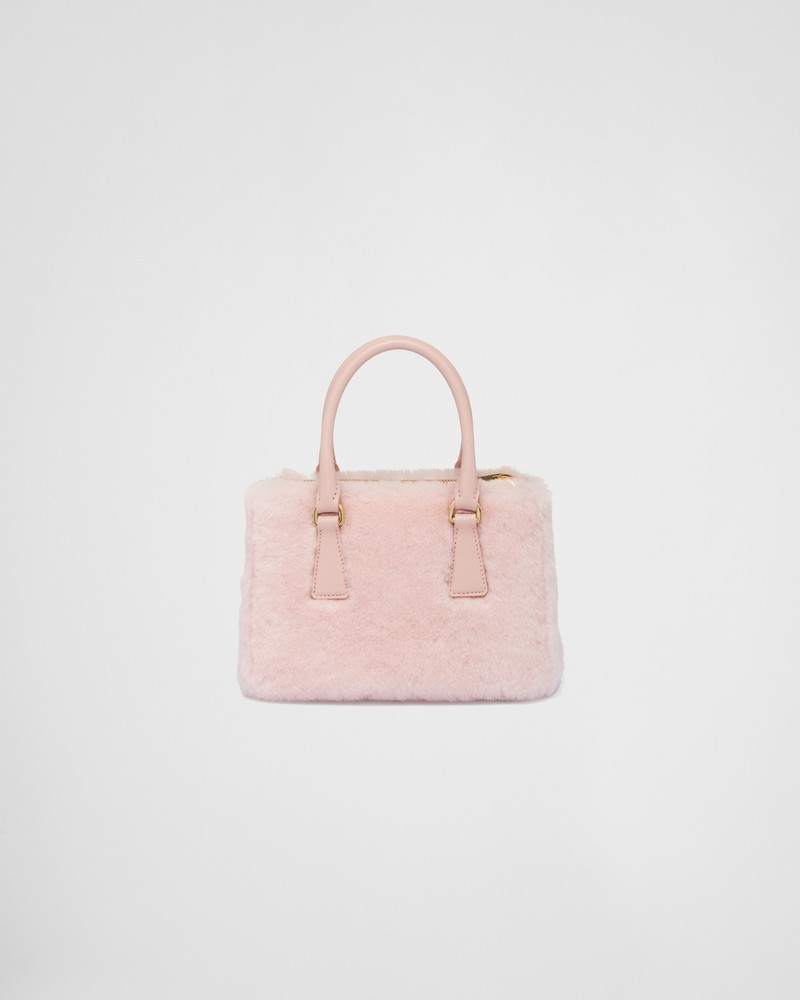 Prada Galleria shearling mini-bag 4