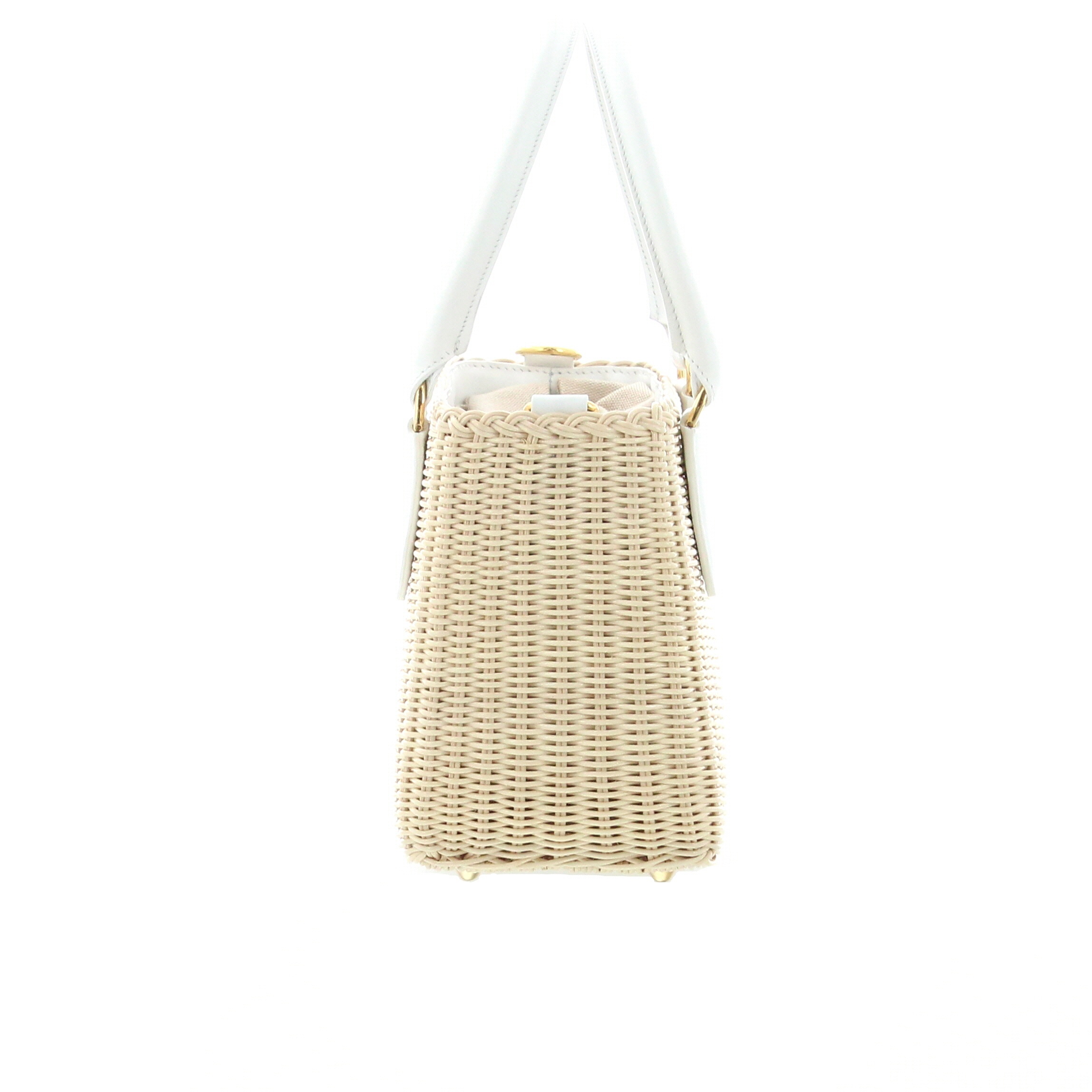 CARLA SAINT-BARTH - Carla Saint Barth – Vimini Shopping – Natural / White - 3