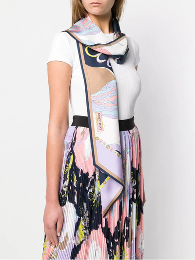 EMILIO PUCCI Mirabilis Print Silk-Twill Scarf outlook