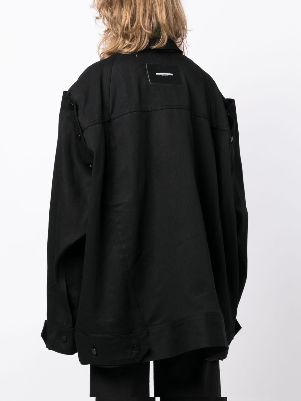 detachable-sleeve denim jacket - 4