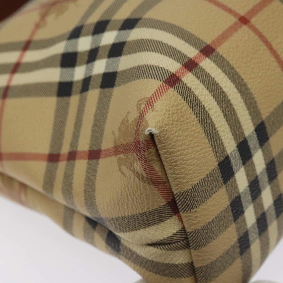 Burberry Nova Check Shoulder Bag Pvc Beige - 16